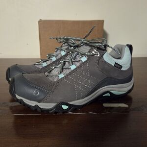 Oboz Sapphire Low Hiking/Trail Shoes Womens Size 7 Gray EUC